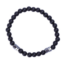 Fashion Geometry Bead Men'S Bracelet Simple Classic Stone Bead Jewelry Bracciale e Bracciale Da Uomo Gioielli Regalo