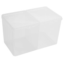 Support De Rangement D'Ecouvillon De Coton Clair Boite De Rangement De Coussin En Coton Outil De Bureau Pour Le Maquillage Du Papier Decapant