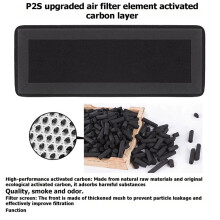 2Pcs Air Filter for P2S HEPA 13+ Activated Carbon Combo Air Filter for P2S 3D Printer Accessories