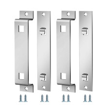 Stainless Steel Bird House Mounting Bracket with Screws, 2 Pack Outdoor Hanger for Fences and Posts