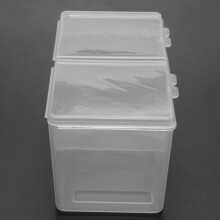 Clear Cotton Swab Organizer Holder Cotton Pad Storage Box Transparent Remover Paper Makeup Desktop Tool Jewelry Case Container White