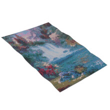 3D Natur Landschafts Perlen Stickerei Voller Diamant Malerei Wasserfall Wald 5D Kreuz Stich Rhinestone Bild