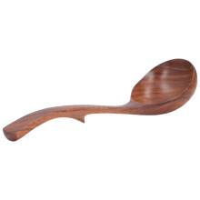 Wooden Acacia Ladle Porridge Spoon Tableware Kitchen Tool for Home & Catering M