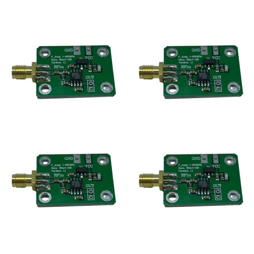 4X AD8307 RF Power Meter Logarithmic Detector Power Detection 1-600MHz RF Detector Power Meter