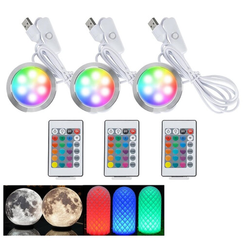 RGB LED Lamp Kit 001 for  3D Printers with Remote Control and USB Power 2