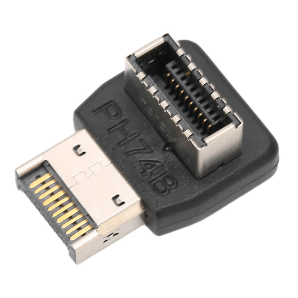 Usb3.1 TypeâE Adapter 90 Elbow Connector For Motherboards, Abs Material 4381390415879