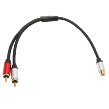 RCA Female zu Dual Male Audiokabel für TV Stereoverstärker Subwoofer 1,8 m
