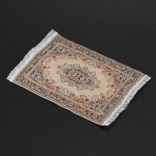 Children'S Diy Doll House Furniture Doll House Carpet Doll House Floor Carpet 1:12 Rectangular Mat Doll House Furniture Small Carpet 10X15Cm
