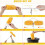 6 Ft Extendable Telescopic Duster Handle with 20 Refills, 360 Electrostatic Microfiber Duster for Ceilings, Fans 5