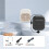 Portable Amplifier with Headset Microphone for Teachers' Classroom Instruction High-Volume Portable Amplifier White 3