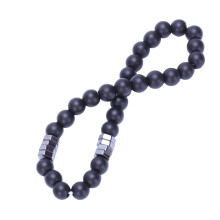Fashion Geometry Bead Men'S Bracelet Simple Classic Stone Bead Jewelry Bracelet And Bracelet Men'S Jewelry Gift