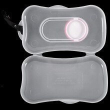 Baby Items Portable Wet Wipes Boxes White For Outside Traveling Snap-Strap Wipes Container Baby Care Strollers Accessories