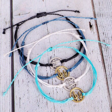 Friendship Gift Wax Handmade Cactus Bracelet Summer Fresh Fashion Jewelry Black
