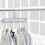 Multi-Port Support Circle Clothes Hanger Clothes Drying Rack Multifunction Plastic Hangers Storage Racks Gray 2