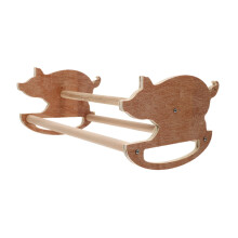 Wooden Bird Perch Stand with Holder for Small Parrots, Durable Natural Wood Play Stand