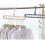 Multi-Port Support Circle Clothes Hanger Clothes Drying Rack Multifunction Plastic Hangers Storage Racks Gray 9