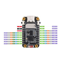 Placa de Desarrollo de Pantalla Táctil LCD ESP32-C6 de 1,47 Pulgadas IPS Compatible con WiFi 6 y ESP32 C6 de 1,47 Pulgadas A