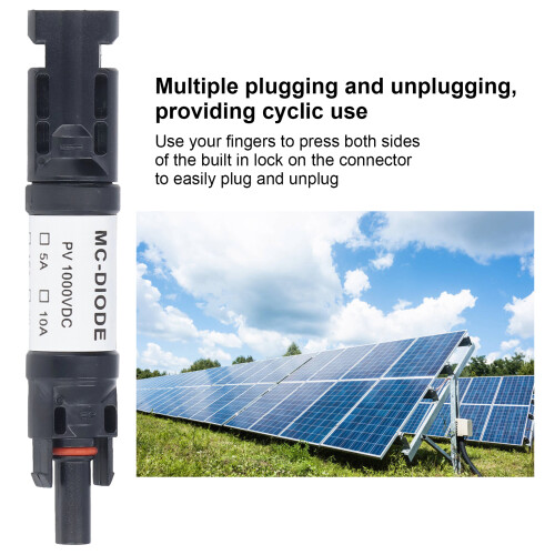 MC-20D 1000V Solar Connector with Diode