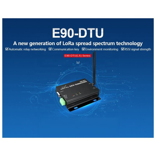 E90-DTU (900SL22) LoRa Module 915MHz RS232 RS485 Auto Relay Networking LoRa Radio Frequency Wireless RF Module 2