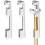 Pince Queue Billard 6 PièCes SéRies Pince Pointe de Queue de Billard Kit de RéParation de Pointe de Queue de Billard en Alliage pour Accessoires de 4