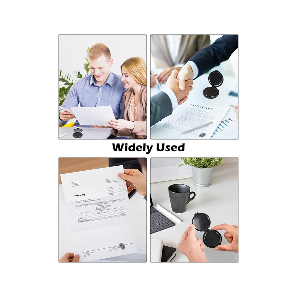 Customer Handling Documents Portable Fingerprint Ink Pad Kit for Secure Document Handling B on OnBuy