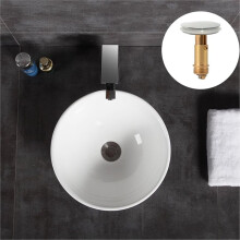 38mm - Sink Plug Replacement, Brass Bathroom Sink Drainer Plug for Bathroom Sink Plug Replacement 2pcs