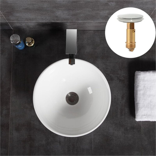 38mm - Sink Plug Replacement, Brass Bathroom Sink Drainer Plug for Bathroom Sink Plug Replacement 2pcs