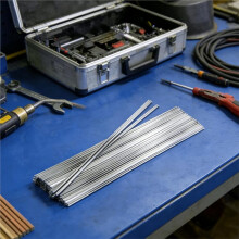 Aluminium-Lötstäbe, 50 Stück, Niedrigschmelzendes Aluminium, Aluminium-Reparaturstäbe für Alle Schweißpositionen, Aluminium-Lötdraht