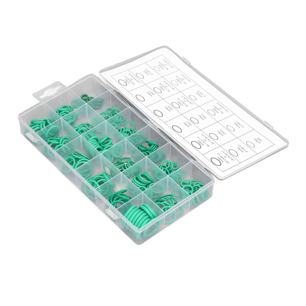 Sealing O Ring Set 270Pcs Rubber Automotive Assortment For Car Repairs 7901390416293