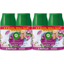4 x Air Wick Freshmatic Automatic Spray Refill 250ml - Cosy Cottage (Frosted Roses & Mistletoe)