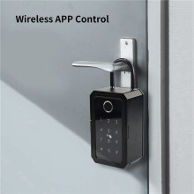 2X Key Lock Box Ttlock Wifi Fechadura Eletronica Impermeabile Montaggio un Parete Impronte Digitali Serratura di Sicurezza Lockbox