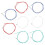 8Pcs Turntable Headshell Wires Color-Coded Phono Cartridge Leads for Seamless Audio Connection and Setup 5