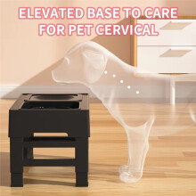 Adjustable Height Cat Feeder Stand - Folding Stainless Steel Pet Bowl Table with Non-Slip Design D