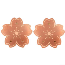 2 Pcs Copper Bird Bath Disc Cleaner, Rust Resistant, Stable Support, Fits Outdoor Bath Styles