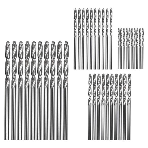 40Pcs Titanium Coated HSS Twist Drill Bit Set 0.6-2.0mm 1