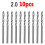 40Pcs Titanium Coated HSS Twist Drill Bit Set 0.6-2.0mm 8