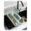 Telescopic Kitchen Sink Drain Basket PP Rack 37.5-52.5cm Storage Shelf 4