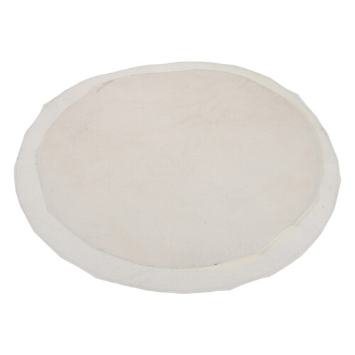 2Pièces Coiffes Drum En Peau De Chèvre Beige Accessoires Percussion