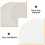 2Pièces Coiffes Drum En Peau De Chèvre Beige Accessoires Percussion 5