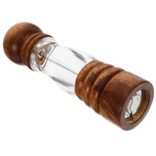 Metal Refillable Pepper Grinder Acrylic Manual Salt And Pepper Bottle