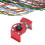 Handheld Wire Stripper Tool, 11x7x6cm, Red Stainless Steel 1