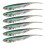 6Pcs Soft Silicone Fishing Lures Floating Baits Needle Tail-04 1