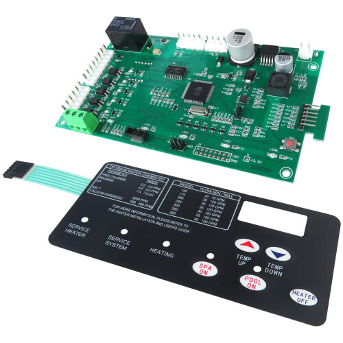 Pool Heater Control Board Kit 472610Z Replacement for MaxETherm 420020007S with Switch Pad