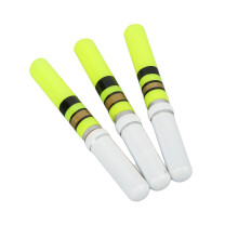 3 Stück Grüne Zylinderförmige Nachtangellampe LED Schwimmer 40x5mm