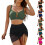 Comfortable Separate Design Quick Drying Swimwear-A XXL 3