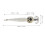 Tiefseefisch-Köderlicht-Haken - 19g, 42mAh, Weißes LED 11