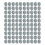 50pcs 14mm Grey Leather Cue Tips, Neutral Hard, Billiard Replacement 5