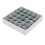50pcs 14mm Grey Leather Cue Tips, Neutral Hard, Billiard Replacement 6