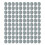 50pcs 14mm Grey Leather Cue Tips, Neutral Hard, Billiard Replacement 9