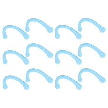 6 Paar Silikonkautschuk-Ohrstrap-Pads Ohrschützer für den täglichen Gebrauch Blau